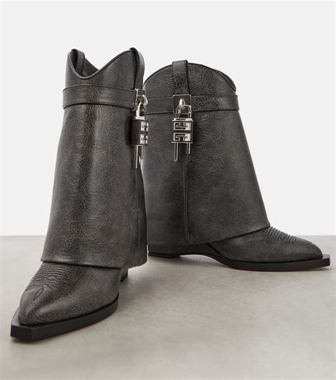 givenchy stiefel shark lock aus leder